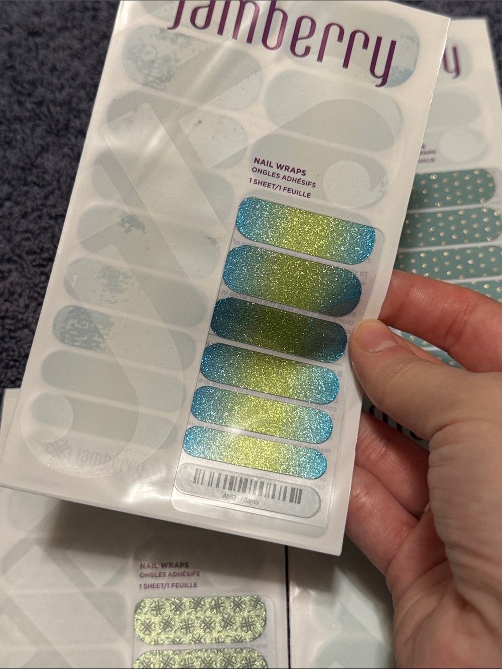 Brand New Jamberry Nail Wraps set of 4 - Picture 2 of 13